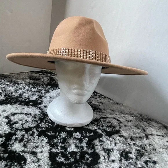 Unisex Rhinestone Band Western Hat for a day, evening out, Rodeo, for fun! - Picture 10 of 12